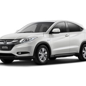 HONDA Vezel in white Hybrid X